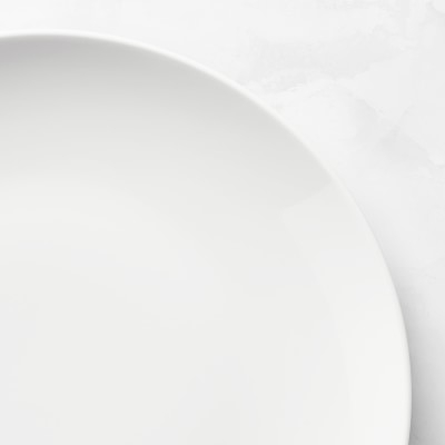 Pillivuyt Coupe Porcelain 16-Piece Dinnerware Set with Pasta Bowl, White - Image 3