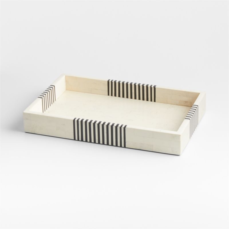 Clara Resin Inlay Decorative Tray 19" - Image 3