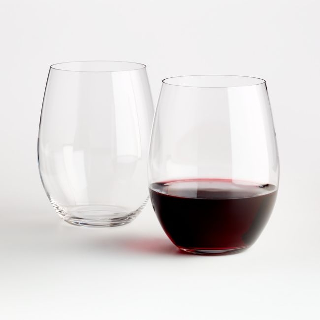 Riedel O Stemless Cabernet/Merlot Wine Glasses, Set of 2 - Image 0