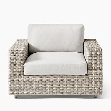 Urban Summer Collection Heather Gray Lounge Chair - Image 3