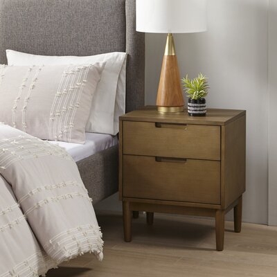 Mallory 2 - Drawer Nightstand in Brown - Image 0