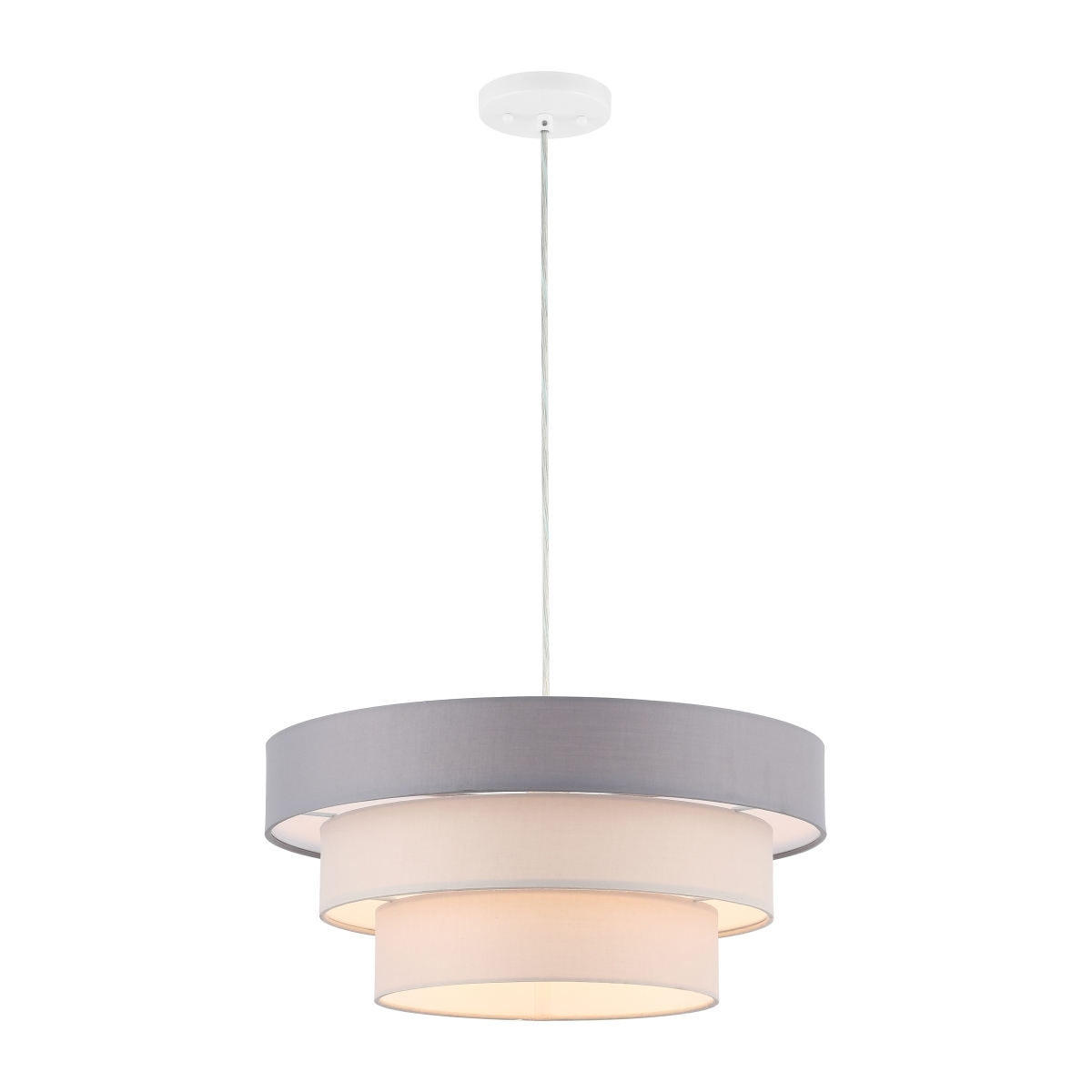 Cleia 20" Pendant - Grey/White - Safavieh - Image 5
