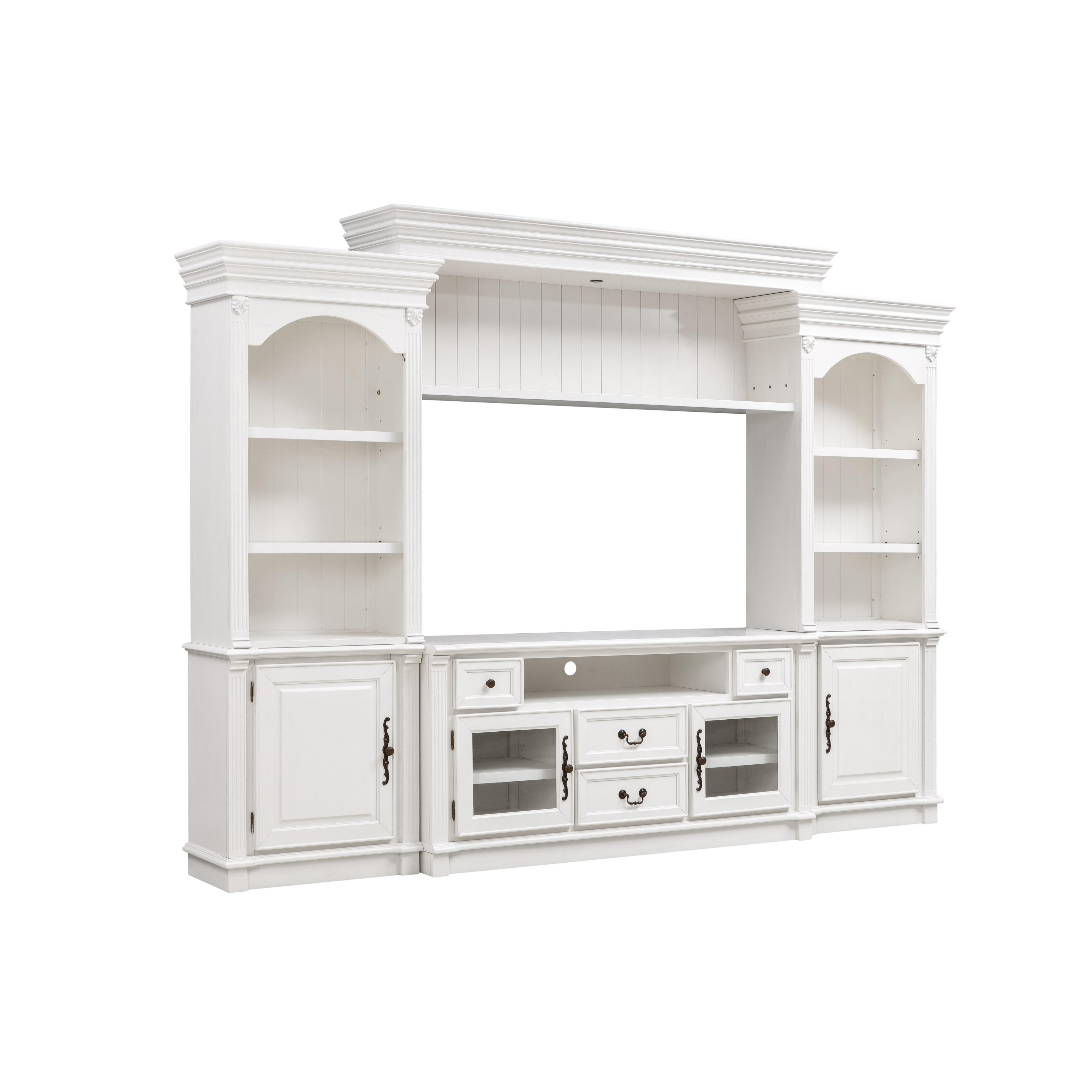 Newport White Entertainment Center for TVs up to 65" - Image 0