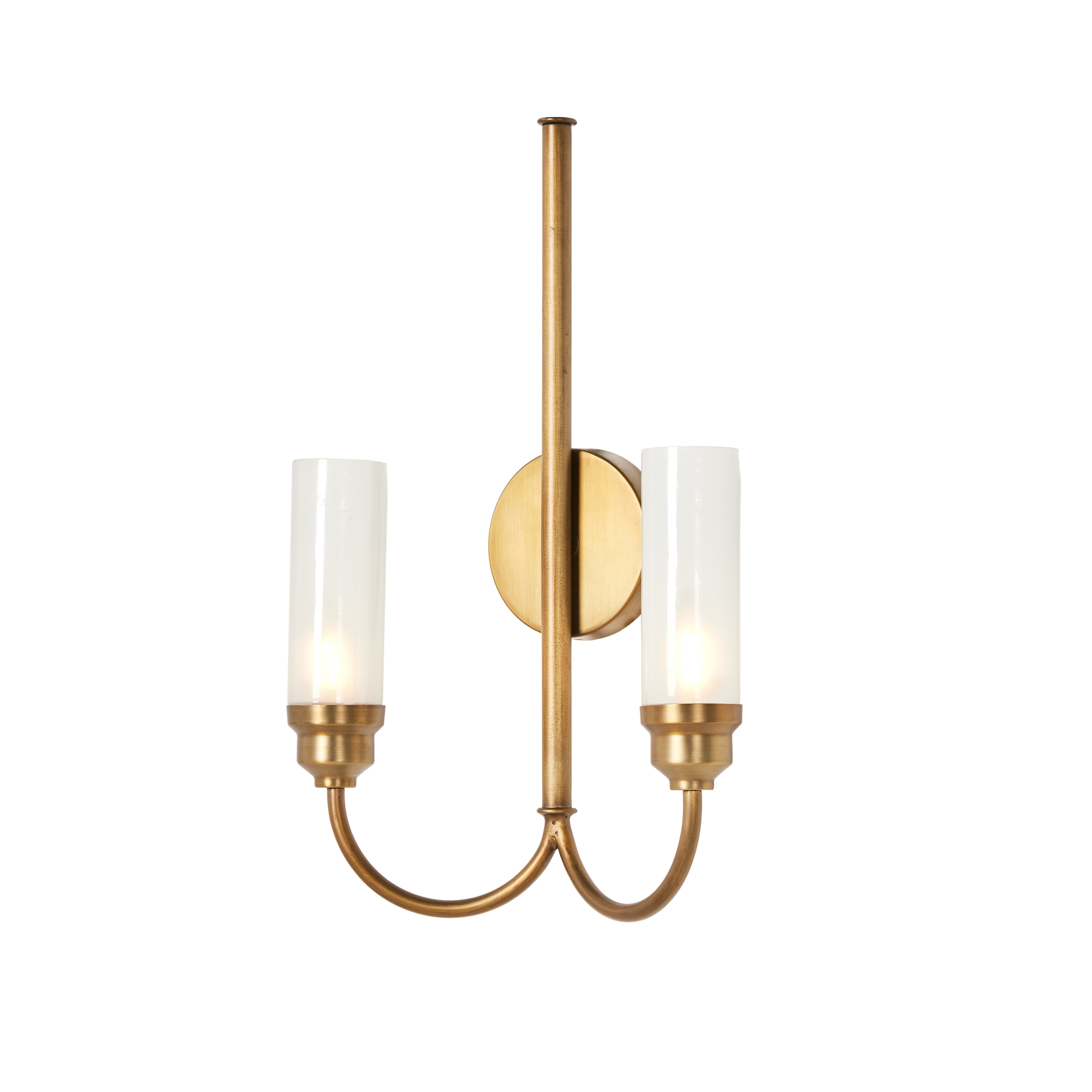 Darby Sconce-Antique Brass Iron - Image 3