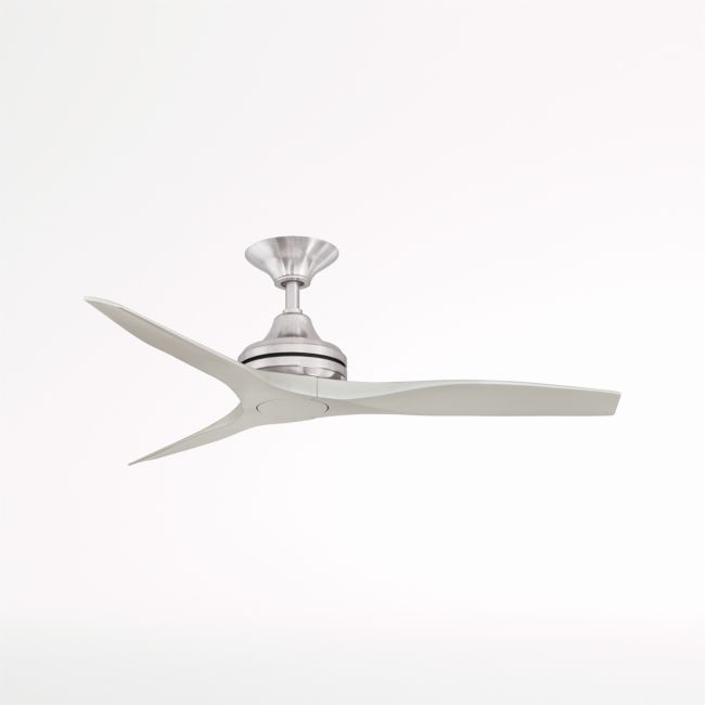 Fanimation Spitfire 48" Brushed Nickel Indoor/Outdoor Ceiling Fan - Image 0