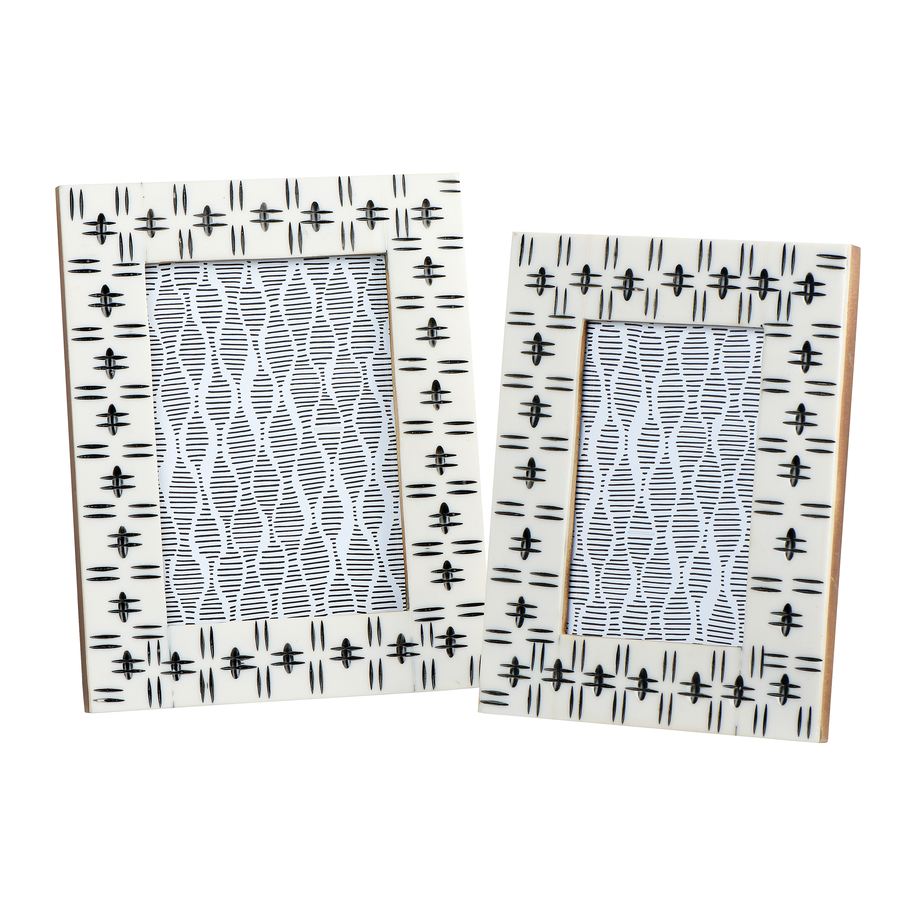 Resin Photo Frames, Set of 2 (4x6” and 5x7”) - Image 0