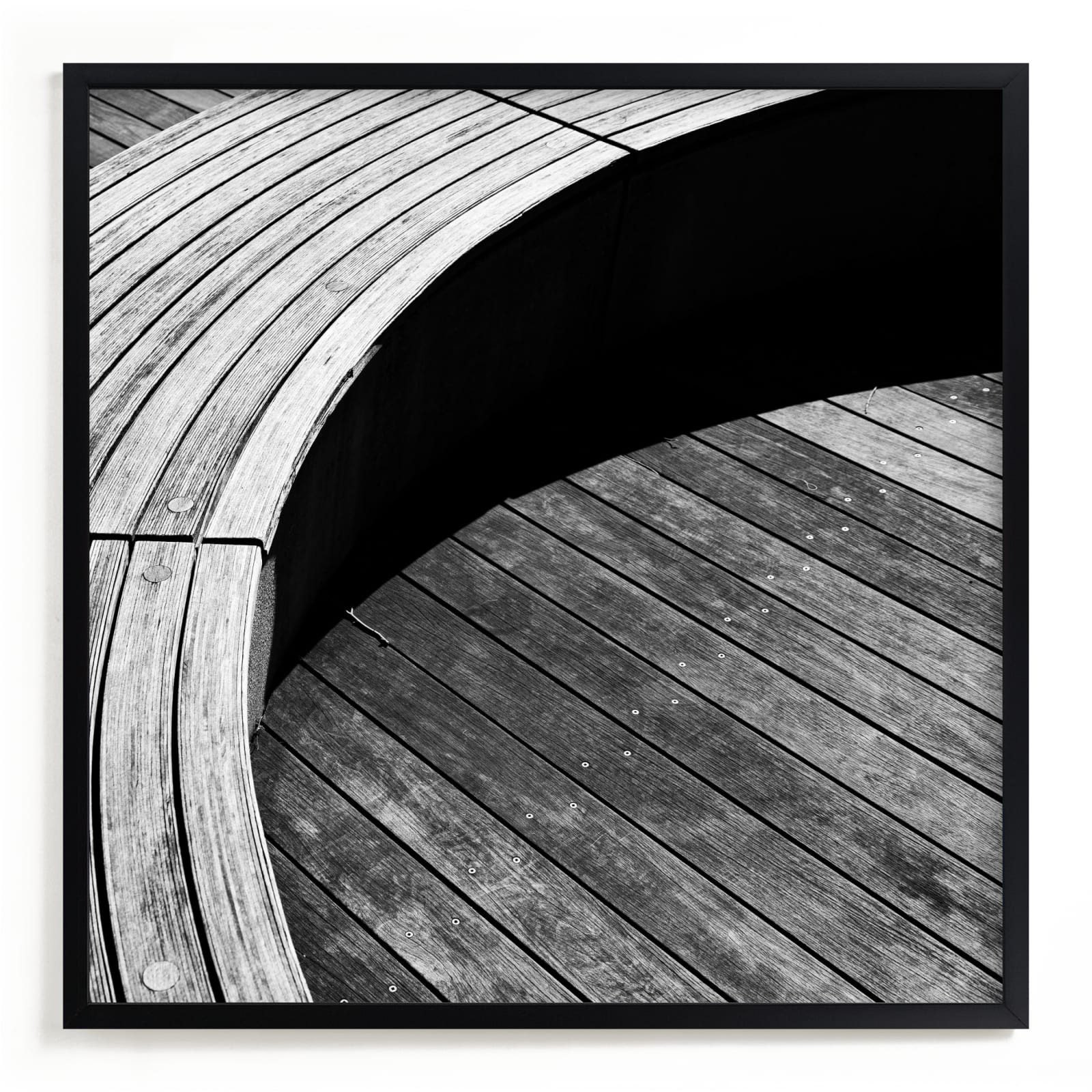 Curve Bench Geometric I Limited Edition Fine Art Print 2 - Image 0