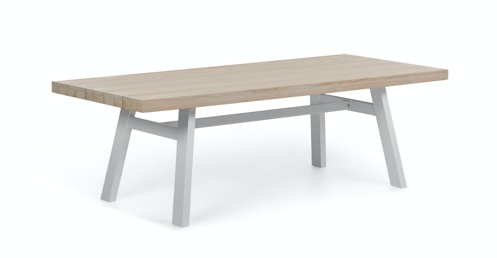 Sardis 94" Outdoor Dining Table - Driftwood Gray - Image 0