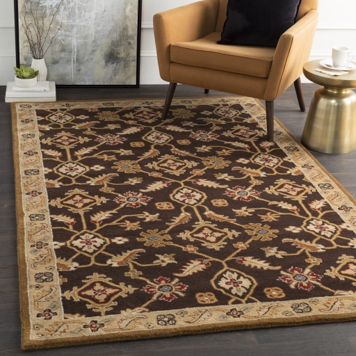Caesar Brown Indoor 12' x 15' Handmade Rug - Image 0