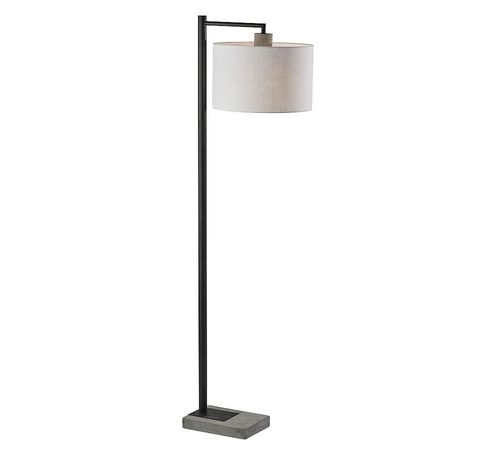 Chauncey Metal Floor Lamp, Black - Image 0