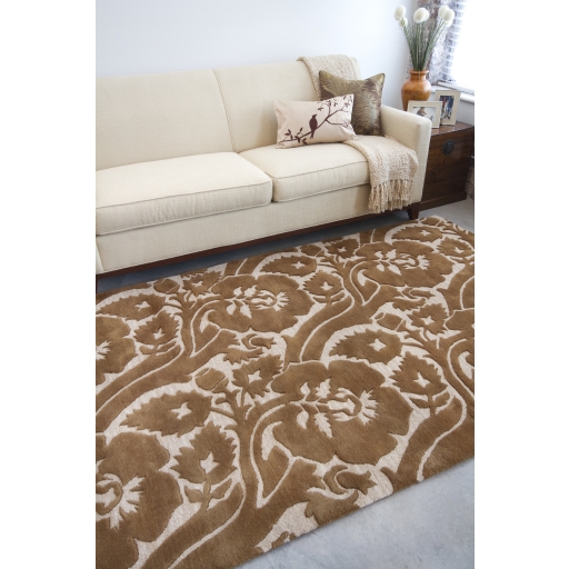 Natura Brown Indoor 9' x 13' Handmade Rug - Image 0