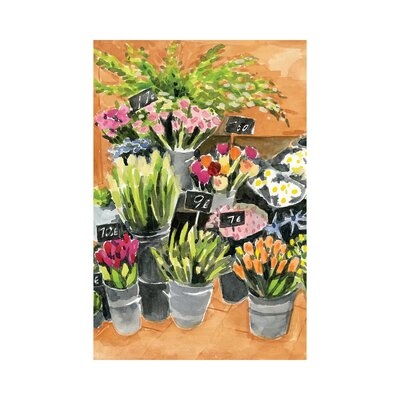 Street Florist I by Annie Warren - Wrapped Canvas Painting Print - Image 0