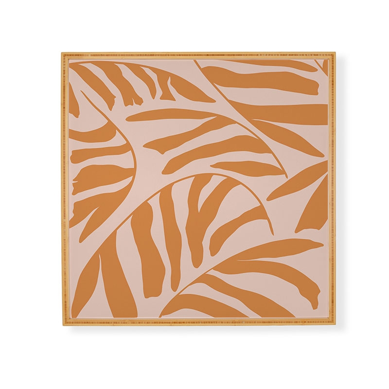 Palm 4 by Jae Polgar - Framed Wall Art Basic Black 20" x 20" - Image 4