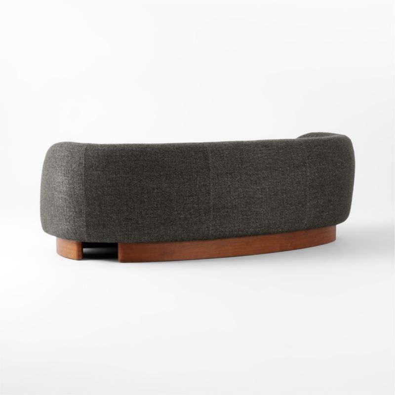 Muir Curved Sofa Wooly Sand by Lawson-Fenning - Image 4