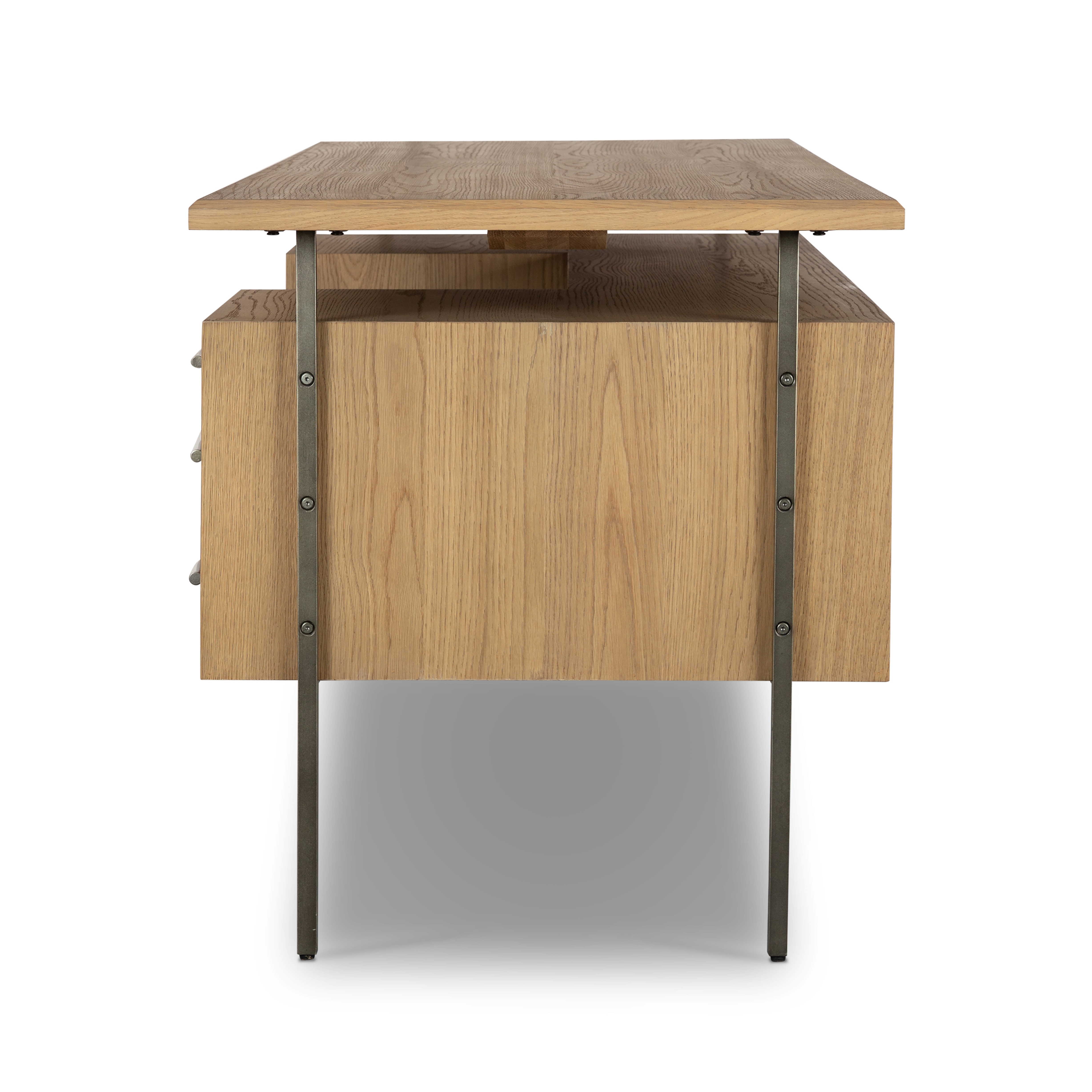 Lauren Desk-Natural Oak Solid - Image 5
