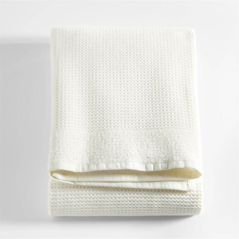 Ivory Organic Waffle Washcloth - Image 4