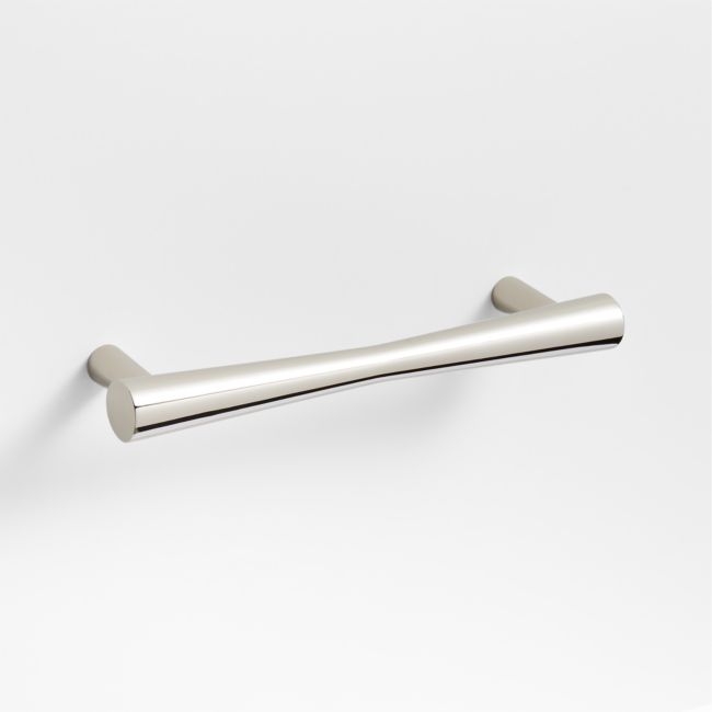 Tapered 5" Polished Chrome Cabinet Drawer Bar Pull - Image 0
