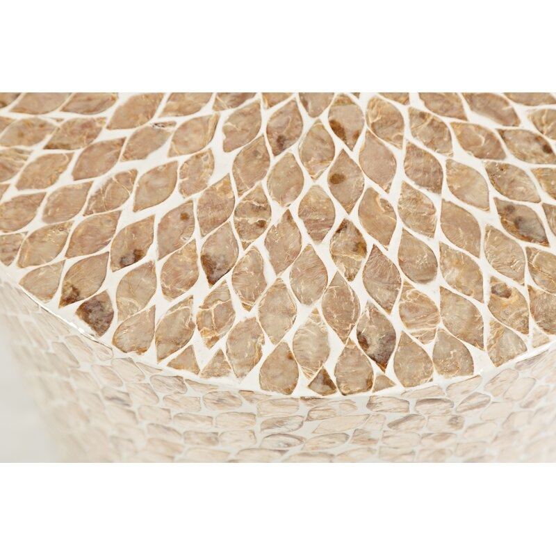 Drum End Table, Sand - Image 3