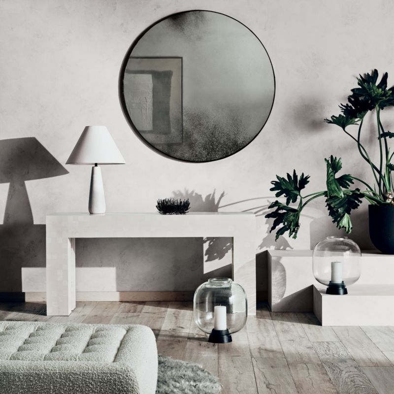 Clooney Antiqued Round Wall Mirror 36" - Image 7