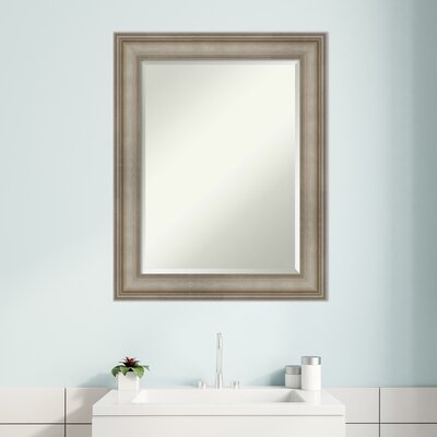 Mezzanine Antique Silver Narrow Traditional Bathroom / Vanity Mirror - Image 0