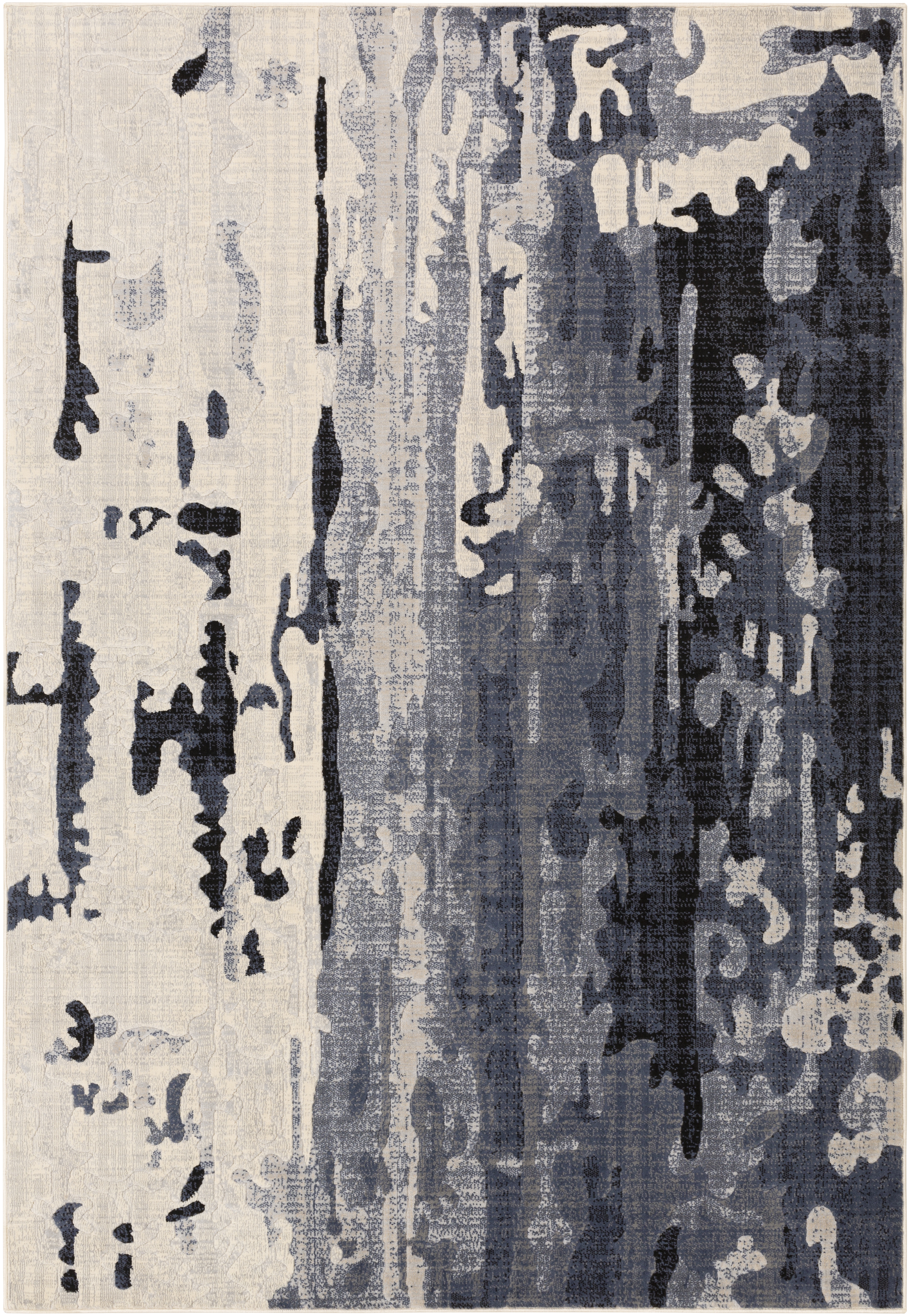 City Gray Indoor 2' x 2'11" Machine Woven Rug - Image 0