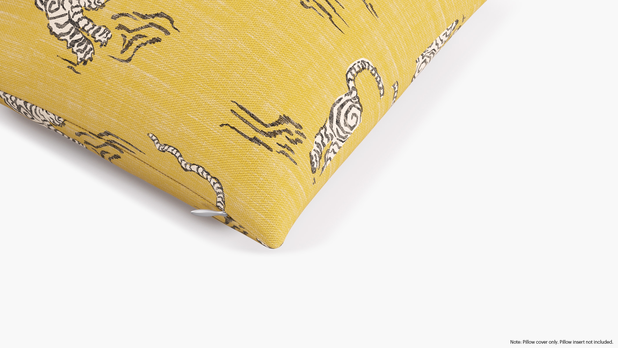 Throw Pillow Cover 16", Dijon Tigresse, 16" x 16" - Image 1