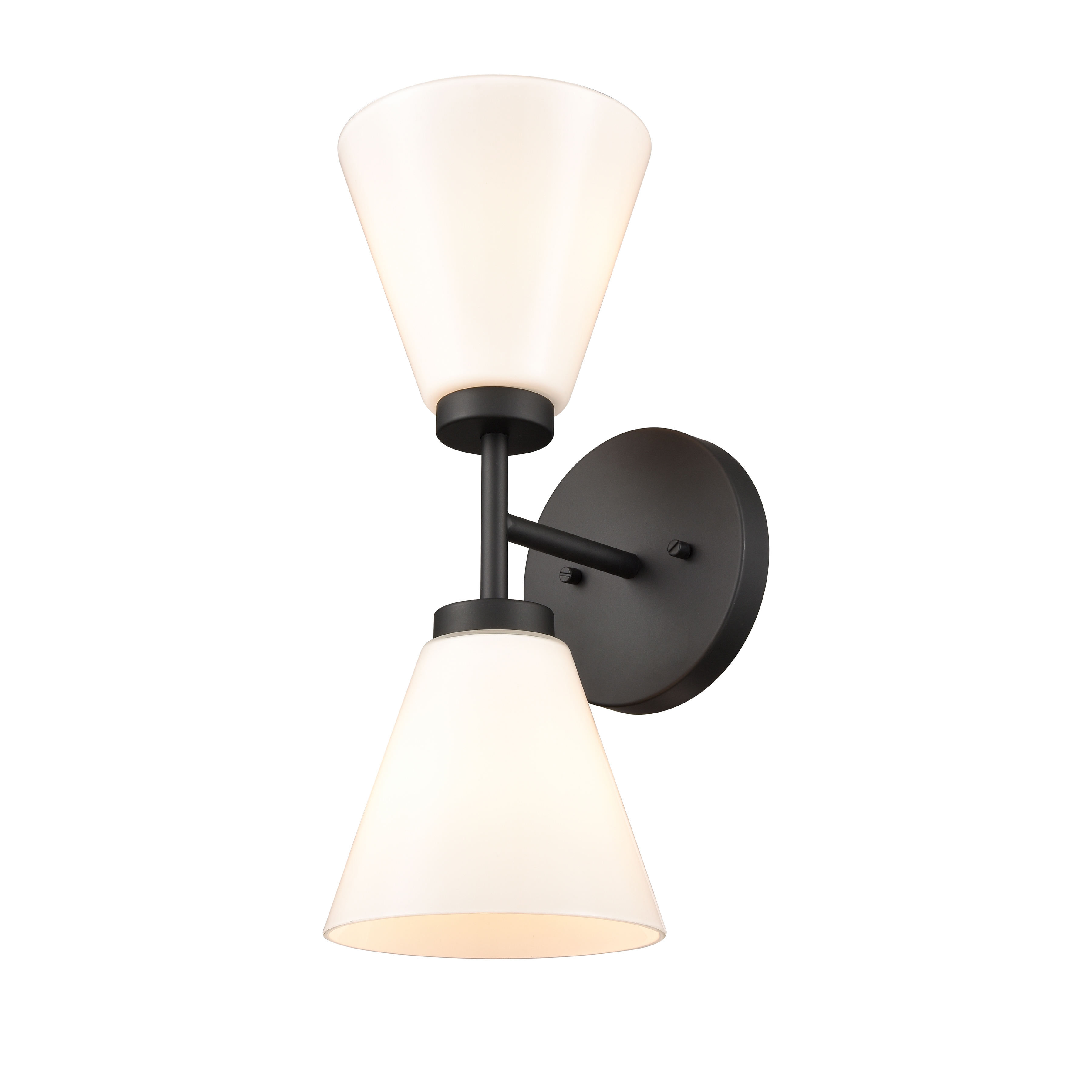 Houghton 15'' High 2-Light Vanity Light - Matte Black - Image 4