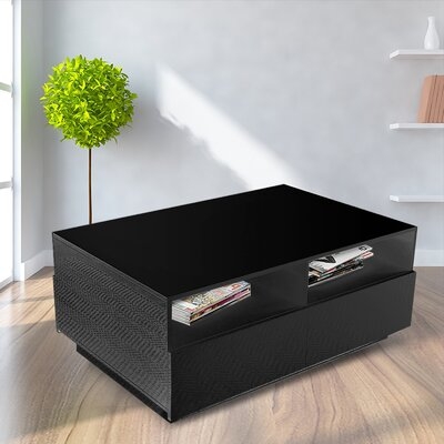 Inell Solid Coffee Table with Storage - Image 0