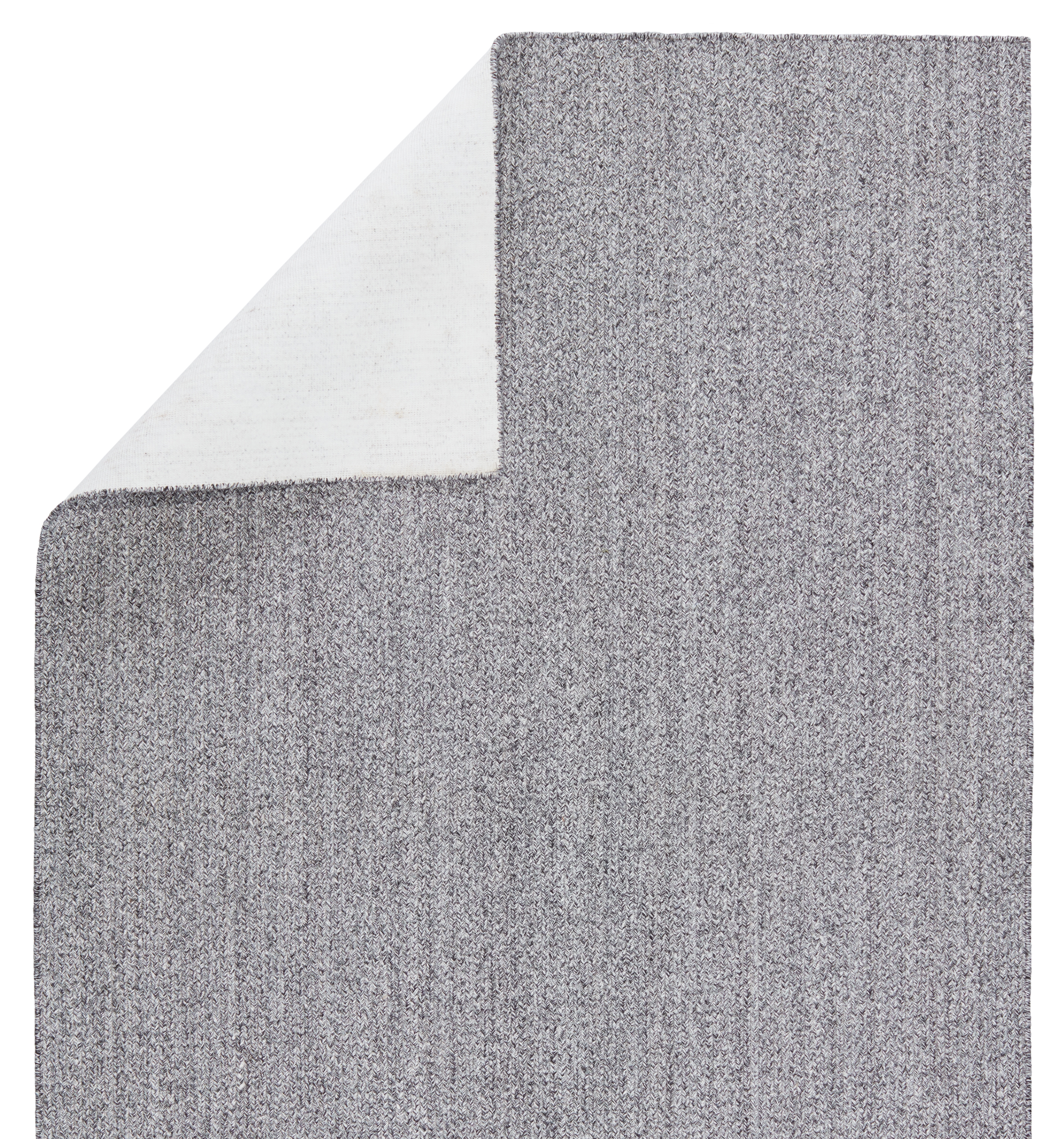 Maracay Indoor/ Outdoor Solid Black/ White Area Rug (5'X8') - Image 2