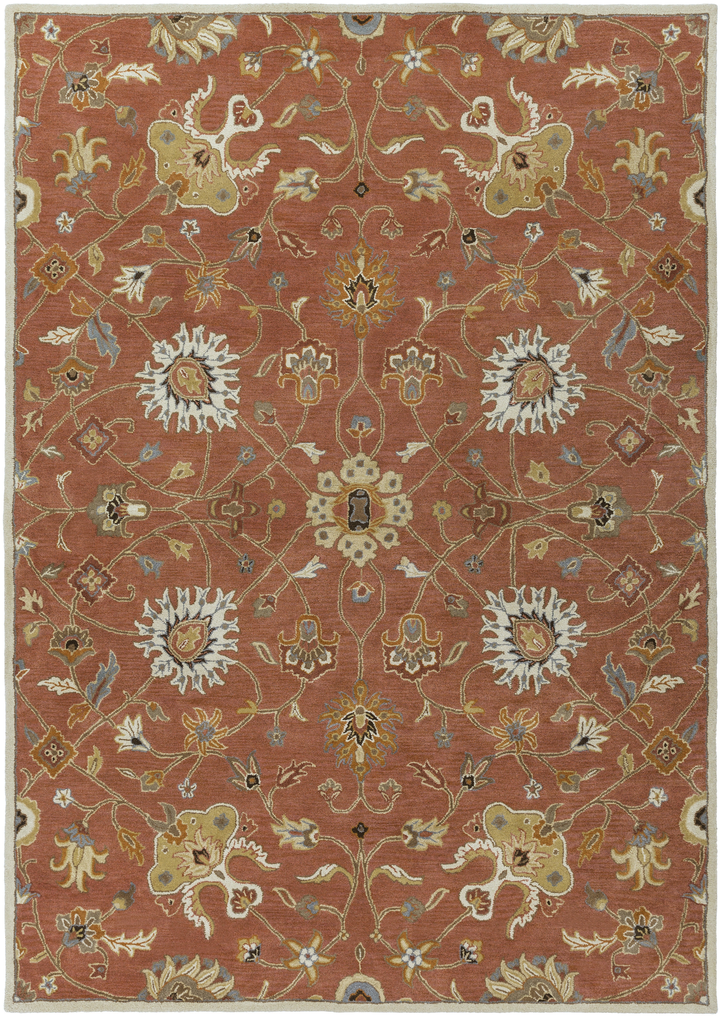 Caesar Brown Indoor 6' x 9' Handmade Rug - Image 0
