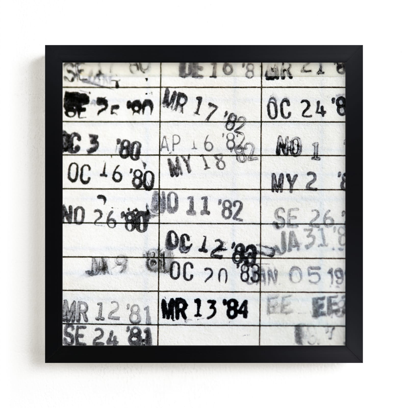 Date Due Limited Edition Fine Art Print 2 - Image 0