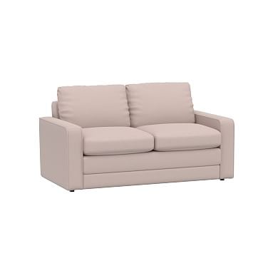 Grove Sleeper Sofa, Lustre Velvet Dusty Blush - Image 0