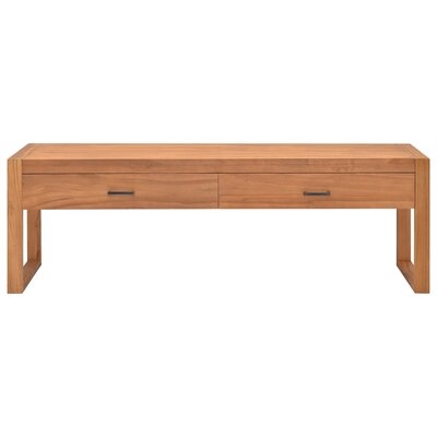 Loon Peak® TV Cabinet 55.1"X15.7"X17.7" Recycled Teak Wood - Image 0