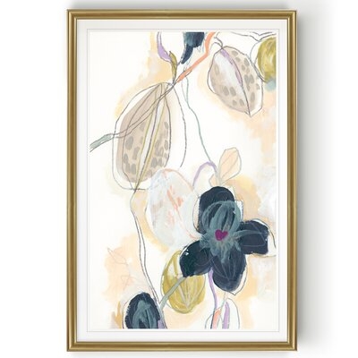 Abstracted Orchid I' - Painting Print on Canvas - Image 0