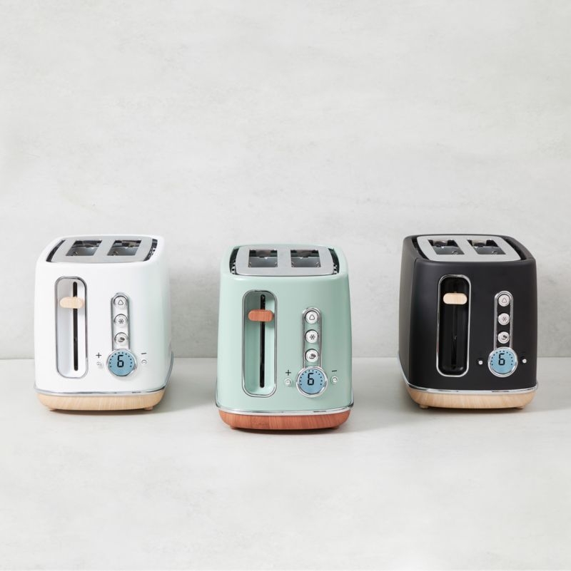 Haden Dorchester Matte White 2-Slice Toaster - Image 1