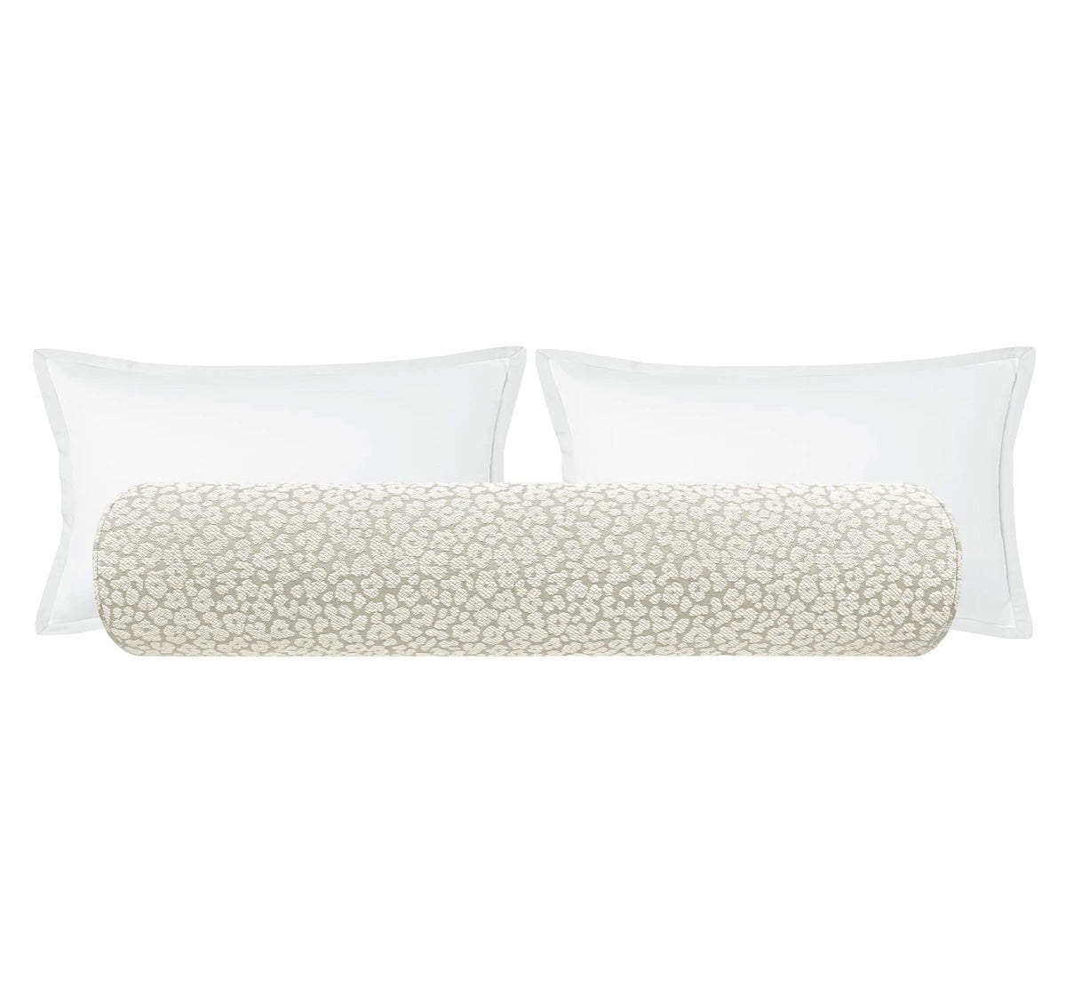 THE BOLSTER :: LEOPARD CHENILLE // STONE - TWIN XL // 9" X 30" - Image 0