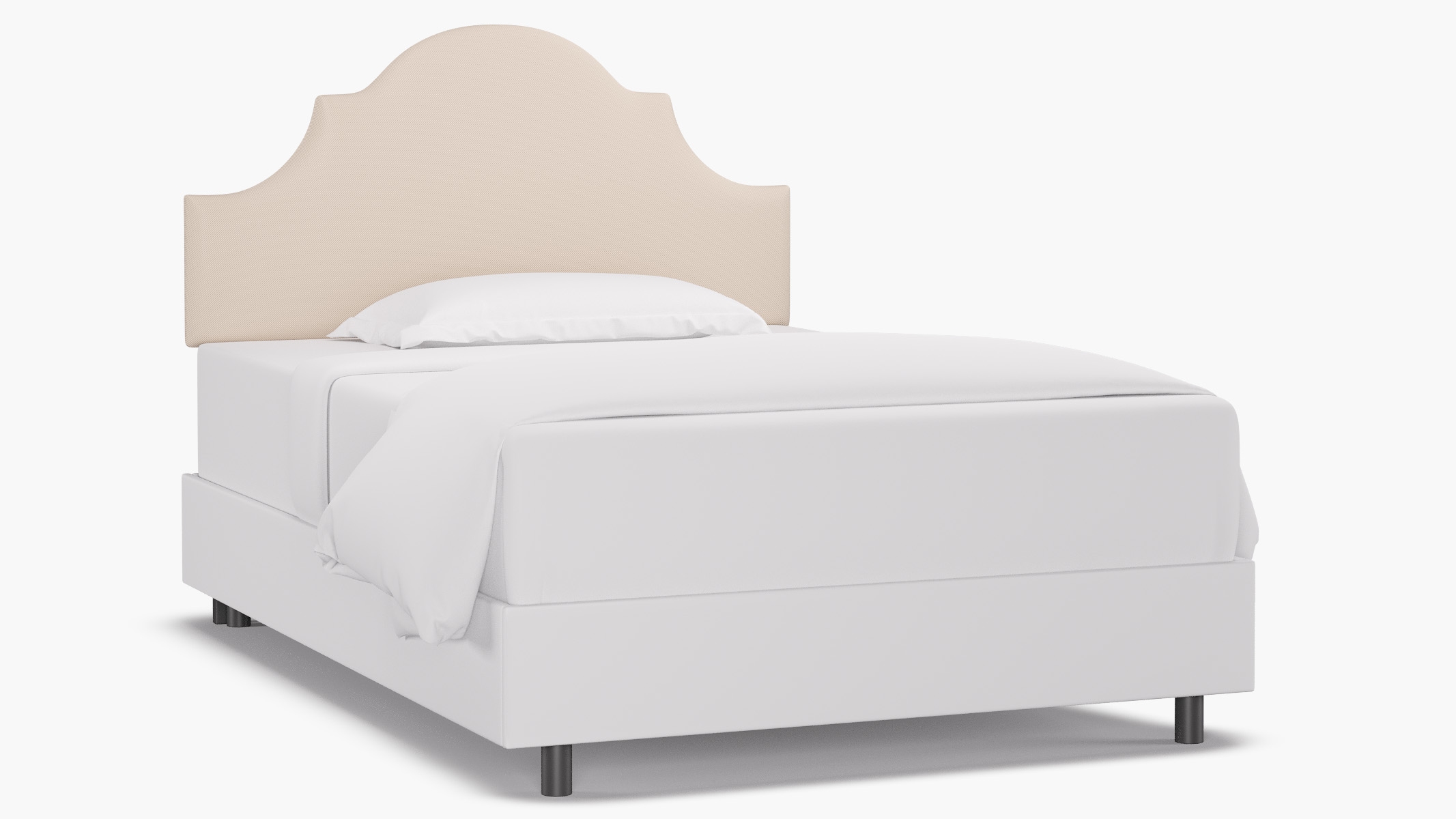 Regency Headboard, Natural Twill, Full - Image 0