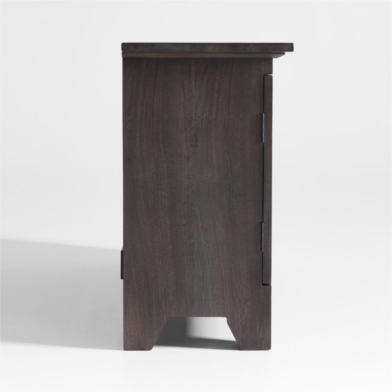 Basque 68" Charcoal Grey Wood Credenza - Image 4