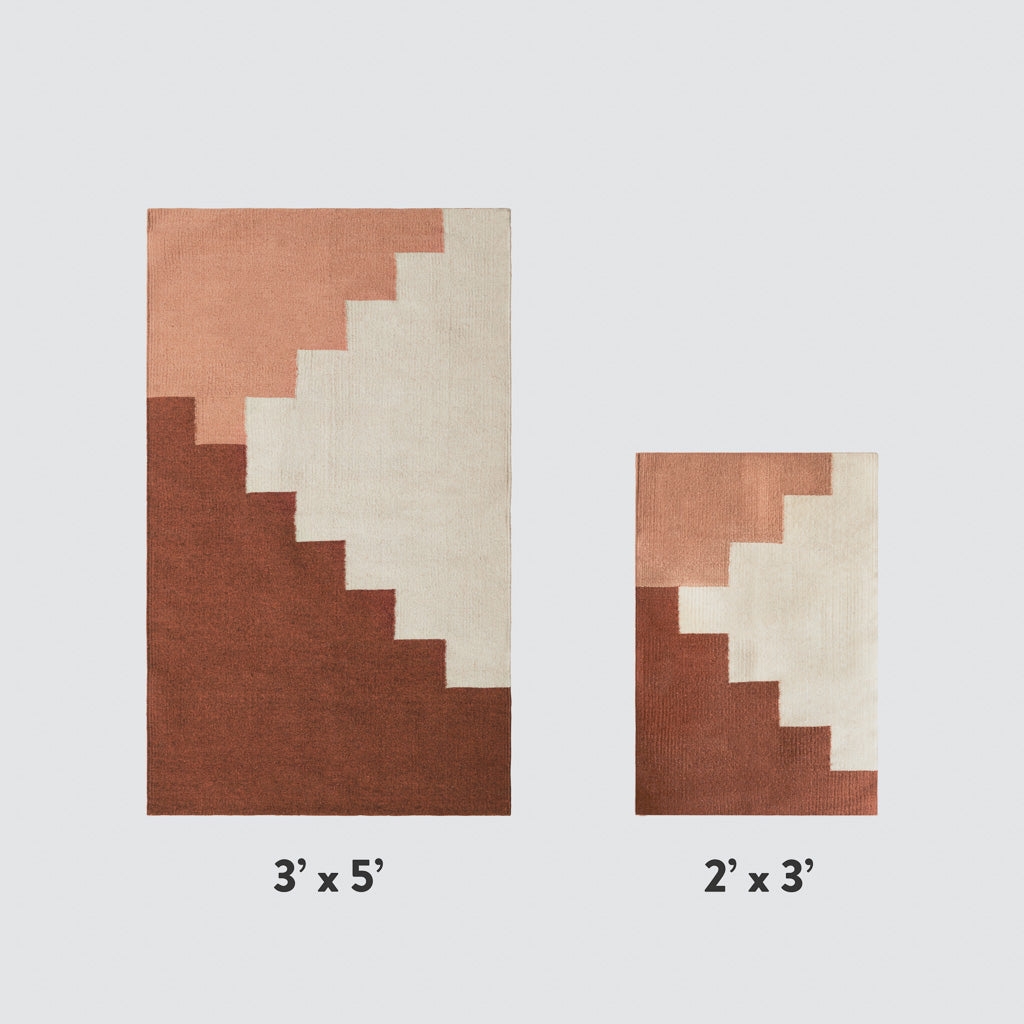 The Citizenry Agustin Handwoven Accent Rug | 3' x 5' | Dusty Rose - Image 3