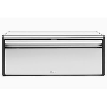 Brabantia Kitchen Fall Front Bread Box, Matte Black - Image 3