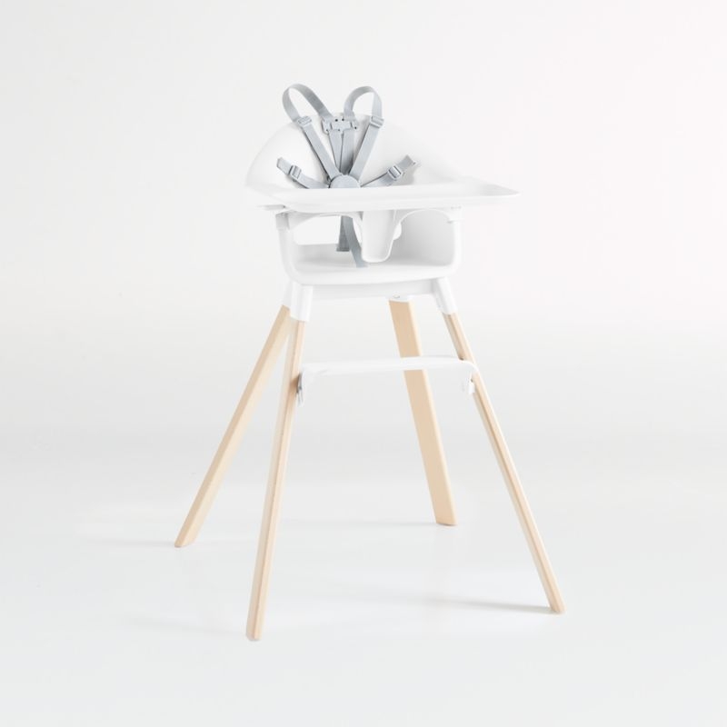 Stokke Clikk White High Chair with Adjustable Footrest - Image 1