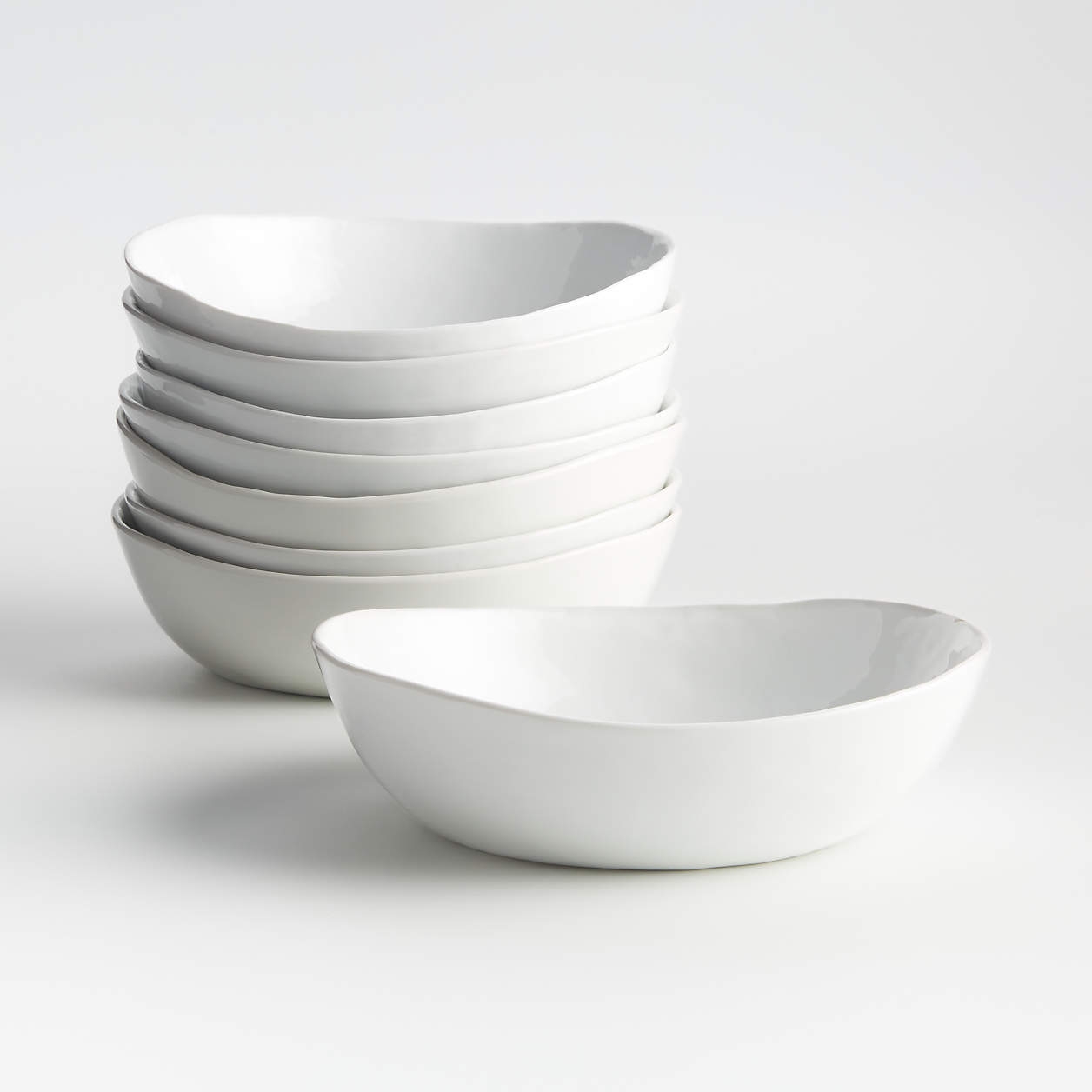 Mercer White Porcelain Low Bowl - Image 3