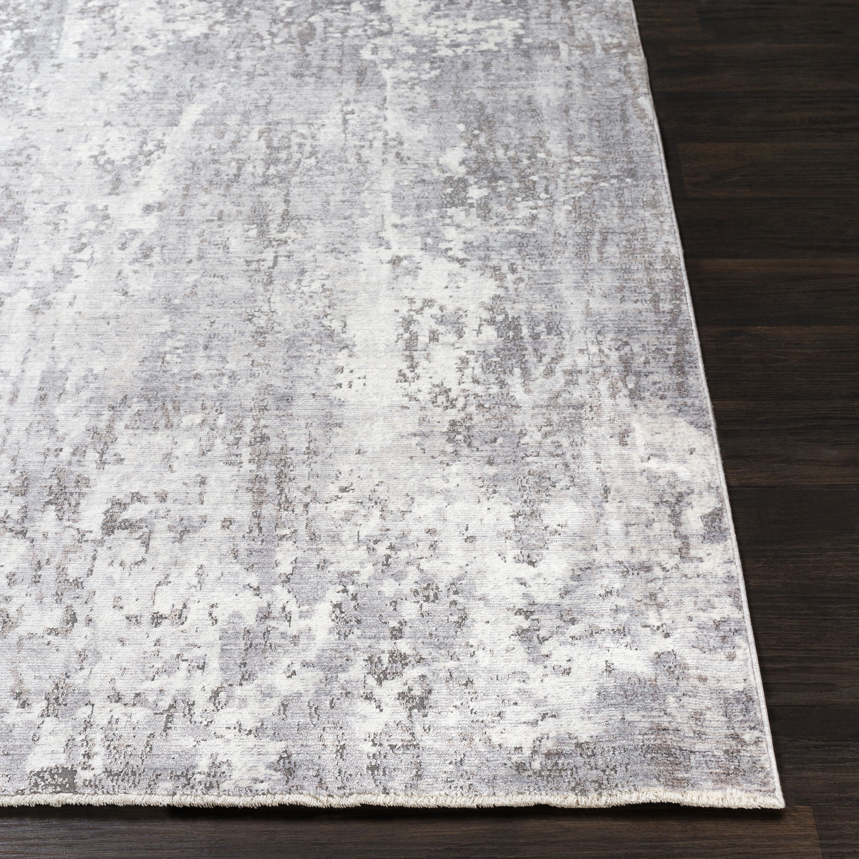 Wonder Gray Indoor 2' x 2'11" Machine Woven Rug - Image 2