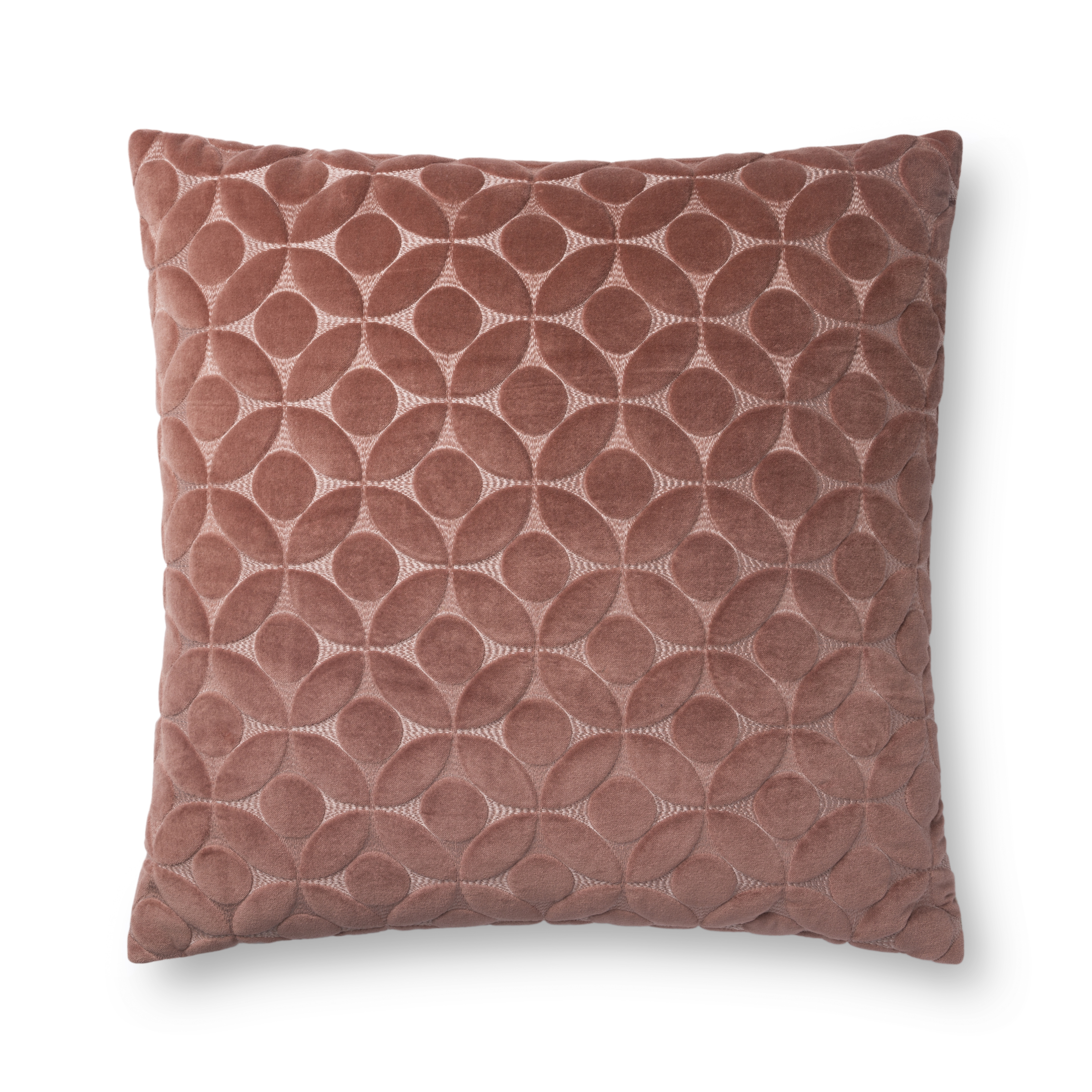 Loloi PILLOWS P0864 Rose 22" x 22" Cover Only - Image 0