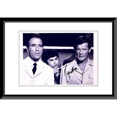 The Man With The Golden Gun Roger Moore Signed Movie Photo - Image 0