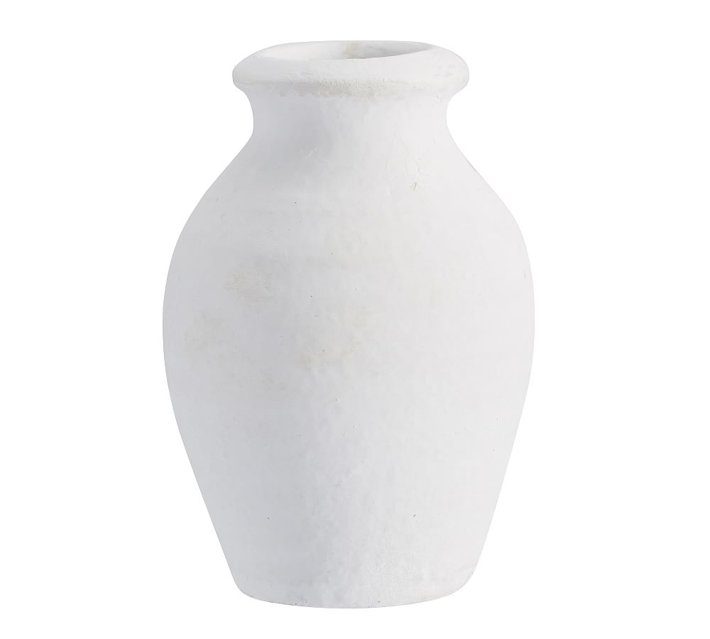 Urbana Ceramic Bud Vases, White, Vase - Image 0