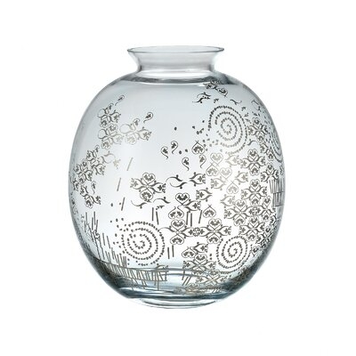 Alderete Gift High Quality Glass Balloon Shaped Imprinted Table Vase - Image 0