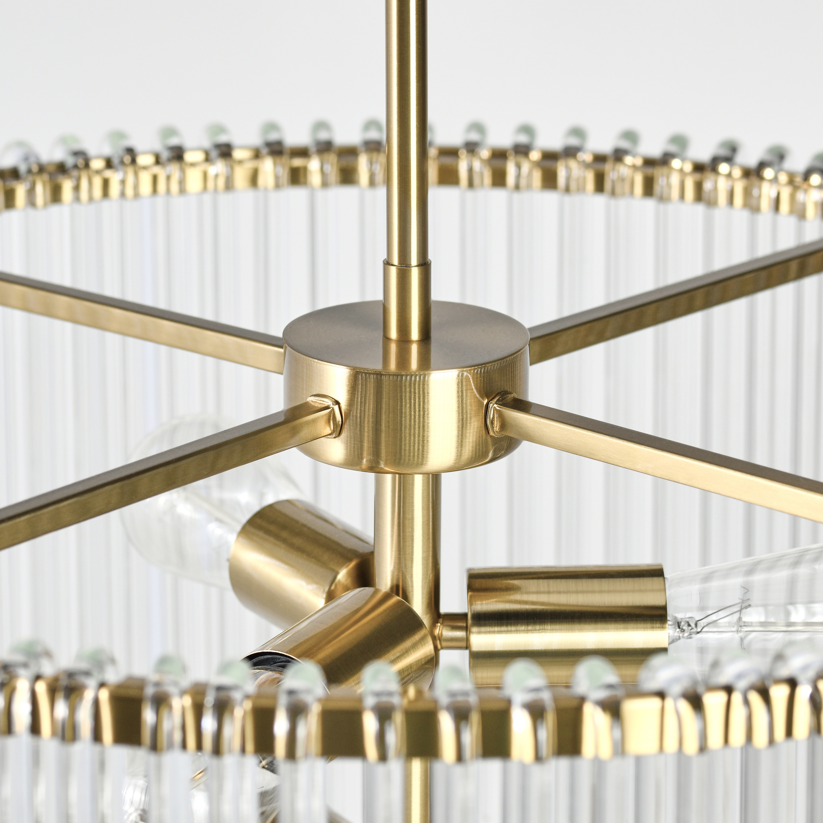 Maeve Chandelier Crystal/Brass - Image 3