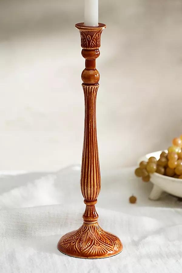 Textured Enamel Taper Holder, Large - Image 0