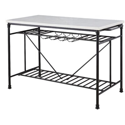 Mcdaniel Kitchen Island with Marble Top - Image 0